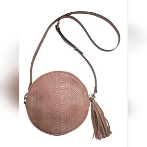 Caroline Hill Pink Textured Crossbody Bag
